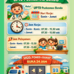 JADWAL PELAYANAN PUSKESMAS BENDO