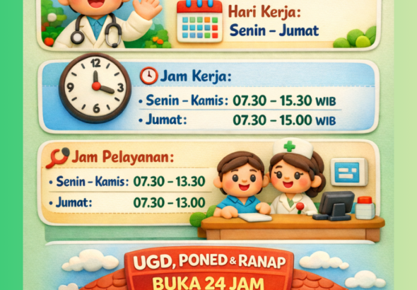 JADWAL PELAYANAN PUSKESMAS BENDO