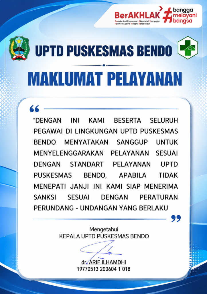 maklumat puskesmas bendo